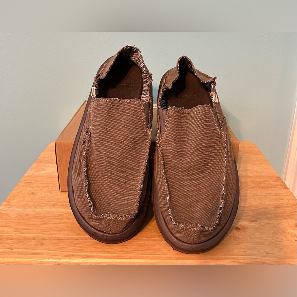 Sanuk Vagabond Sidewalk Surfer ST Hemp Men’s Size 9